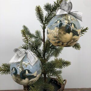 Vintage Patricia Reach Geese Christmas Ornament Tomorrow Today Birds Wildlife